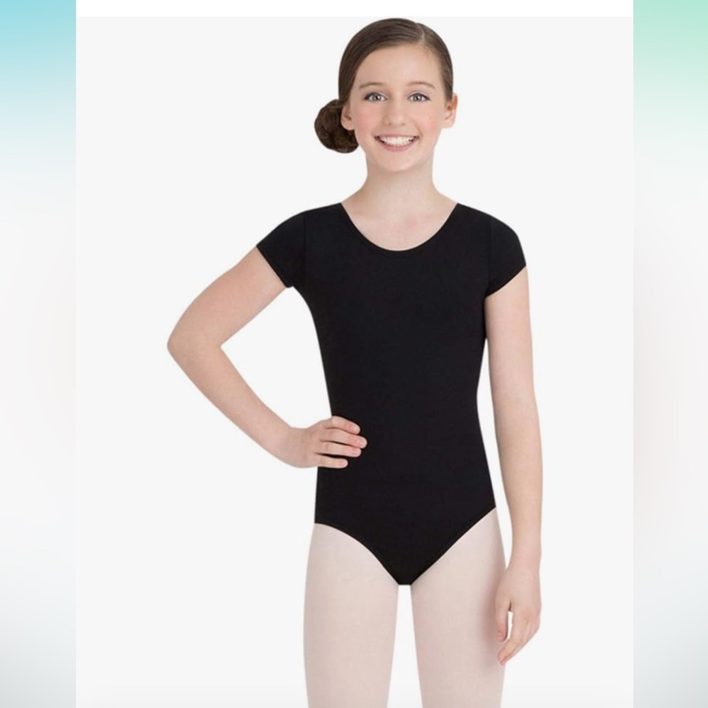 Capezio girls Short Sleeve Leotard